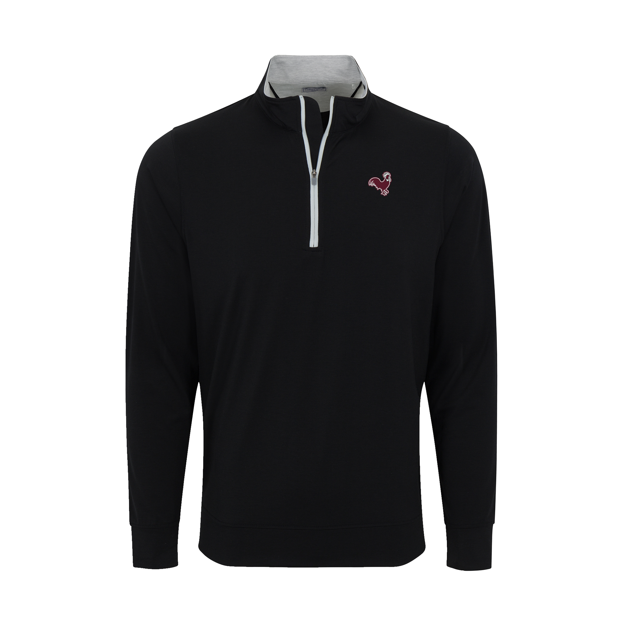 Bocock Brothers x Collars & Co. DriRelease® Performance Pullover Black (Maroon/Black/White Logo)